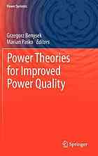 Power Theories For Improved Power Quality 1st Edition Grzegorz Benysek Auth