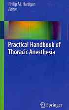 Practical Handbook Of Thoracic Anesthesia 1st Edition Thomas Edrich Md
