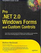 Pro Net 20 Windows Forms And Custom Controls In C Matthew Macdonald