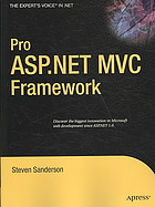Pro Aspnet Mvc Framework 1st Edition Steven Sanderson
