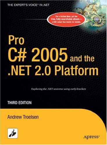 Pro C 2005 And The Net 20 Platform 3rd Ed Andrew W Troelsen
