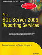 Pro Sql Server 2005 Reporting Services Rodney Landrum Walter J Voytek