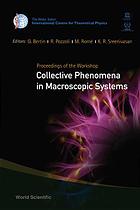 Proceedings Of The Workshop Collective Phenomena In Macroscopic Systems Villa Olmo Como Italy 4 6 December 2006 G Bertin Abdus Salam International Centre For Theoretical Physics Et Al