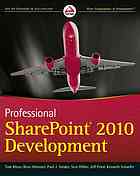 Professional Microsoft Sharepoint 2010 Development Tom Rizzo Et Al