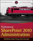 Professional Sharepoint 2010 Administration Todd Klindt Shane Young Steve Caravajal