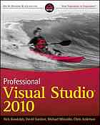Professional Visual Studio 2010 Nick Randolph Et Al