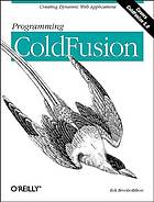 Programming Coldfusion 1st Ed Rob Brooksbilson