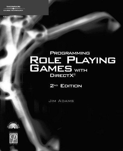 Programming Role Playing Games With Directx 2nd Ed Jim Adams