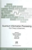 Quantum Information Processing From Theory To Experiment Dimitris G Angelakis Et Al