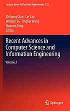 Recent Advances In Computer Science And Information Engineering Volume 2 1st Edition Yuekai Wang