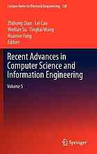 Recent Advances In Computer Science And Information Engineering Volume 5 1st Edition Wang Ning