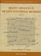 Recent Advances In Density Functional Methods Part Iii Delano P Chong