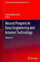 Recent Progress In Data Engineering And Internet Technology Volume 2 1st Edition Duong Thi Thuy Nga