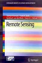 Remote Sensing 1st Edition Siamak Khorram Stacy Ac Nelson Frank H Koch