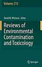 Reviews Of Environmental Contamination And Toxicology 1st Edition Eduardo Morenojimnez