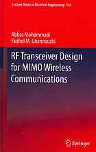 Rf Transceiver Design For Mimo Wireless Communications 1st Edition Abbas Mohammadi