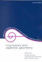 Ring Theory And Algebraic Geometry Proceedings Of The Fifth International Conference Saga V In Leon Spain 5th Ed Angel Granja Jose Angel Hermida A Verschoren