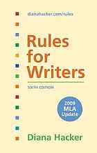Rules For Writers 6th Ed Diana Hacker Nancy I Sommers Thomas Robert Jehn Jane Rosenzweig Marcy Carbajal Van Horn