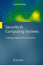 Security In Computing Systems Joachim Biskup