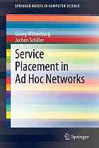 Service Placement In Ad Hoc Networks 1st Edition Georg Wittenburg