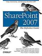 Sharepoint 2007 The Definitive Guide James Pyles Et Al