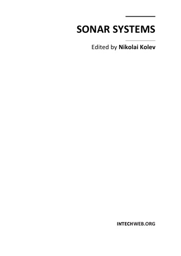 Sonar Systems Nikolai Kolev