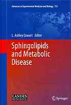Sphingolipids And Metabolic Disease 1st Edition Sarah E Brice