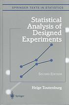 Statistical Analysis Of Designed Experiments 2nd Ed Helge Toutenburg