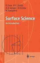 Surface Science An Introduction K Oura Et Al