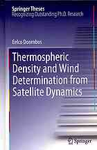 Thermospheric Density And Wind Determination From Satellite Dynamics 1st Edition Eelco Doornbos Auth