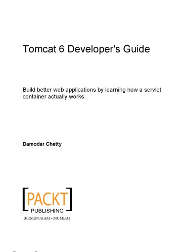 Tomcat 6 Developers Guide Damodar Chetty