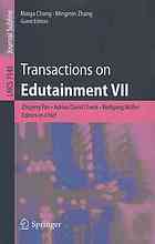 Transactions On Edutainment Vii 1st Edition Stphane Bonneaud