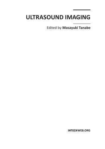 Ultrasound Imaging Masayuki Tanabe
