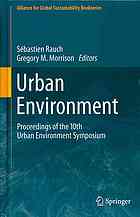 Urban Environment Proceedings Of The 10th Urban Environment Symposium 1st Edition Abdelhamid Abidi Auth