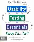 Usability Testing Essentials Ready Set Test Carol M Barnum
