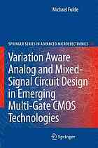 Variation Aware Analog And Mixedsignal Circuit Design In Emerging Multigate Cmos Technologies 1st Edition Michael Fulde Auth