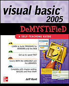 Visual Basic 2005 Demystified Jeffrey A Kent