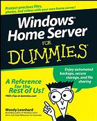 Windows Home Server For Dummies Woody Leonhard