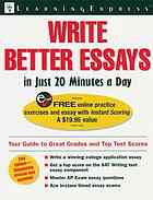 Write Better Essays In Just 20 Minutes A Day 2nd Learningexpress
