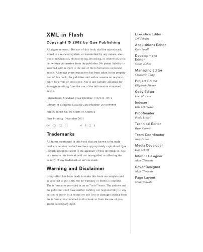 Xml In Flash Craig Swann Gregg Caines