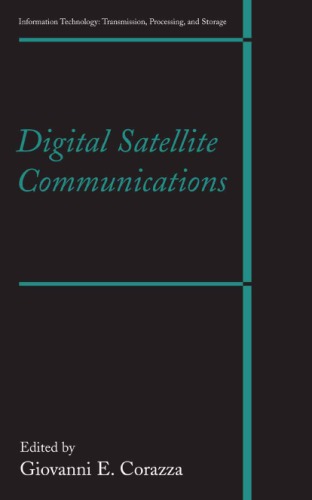 Digital Satellite Communications Giovanni Corazza