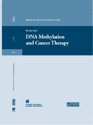 Dna Methylation And Cancer Therapy Moshe Szyf