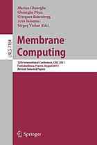 Membrane Computing 12th International Conference Cmc 2011 Fontainebleau France August 2326 2011 Revised Selected Papers 1st Edition Artiom Alhazov Auth