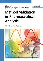 Method Validation In Pharmaceutical Analysis A Guide To Best Practice Joachim Ermer John H Mcb Miller