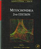 Mitochondria 2nd Edition 2nd Ed Liza A Pon And Eric A Schon Eds