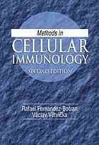 Methods In Cellular Immunology 2nd Ed Rafael Fernandezbotran Vaclav Vetvicka