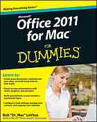 Office 2011 For Mac For Dummies Bob Levitus