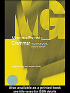 Modern French Grammar Workbook 2nd Ed Margaret Lang Isabelle Perez