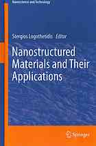 Nanostructured Materials And Their Applications 1st Edition S Logothetidis Auth