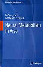Neural Metabolism In Vivo 1st Edition Allen W Song Phd Auth